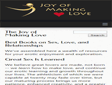 Tablet Screenshot of joyofmakinglove.com